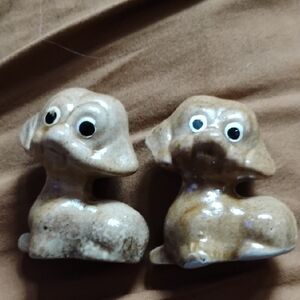 Adorable Ceramic Dog Figurines